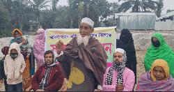গোয়ালন্দে জমি দখল ও বিক্রির অভিযোগে সংবাদ সম্মেলন 