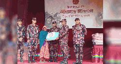 দহগ্রামে বিজিবির শীতবস্ত্র বিতরণ ও মেডিকেল সেবা প্রদান