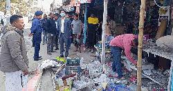 রৌমারীতে অবৈধ স্থাপনা উচ্ছেদ
