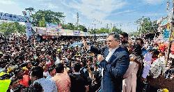 সালাহউদ্দিনের গণমিছিলে মানুষের ঢল, জনগণকে ঐক্যবদ্ধ হওয়ার আহ্বান