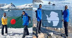 অ্যান্টার্কটিকা অভিযানে ইউটিউবার সালাহউদ্দিন সুমন ও নিলয়