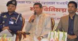 আইনের বাইরে গিয়ে কেউ স্থাপনা নির্মাণ করতে পারবে না : গণপূর্তমন্ত্রী