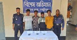 রায়পুরে ছিনতাইয়ের ঘটনায় গ্রেপ্তার ৪, লুট করা মালামাল উদ্ধার