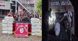 সোনামসজিদে বিজিবির বড় অভিযান: পাথরবাহী ভারতীয় ট্রাকসহ ৫৯৩৫ বোতল মাদক জব্দ
