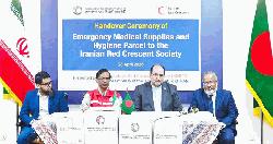 ঢাকা থেকে জরুরি ওষুধ ও চিকিৎসাসামগ্রী যাচ্ছে ইরানে