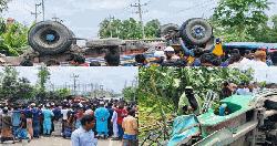 মুক্তাগাছায় অটোরিকশা-ট্রাক সংঘর্ষে তিনজন নিহত