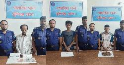 গজারিয়ায় পৃথক অভিযানে মাদকসহ গ্রেফতার ৩