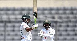 পাকিস্তানের বিপক্ষে শান্তর সেঞ্চুরি, দলীয় রান ৩ ইউকেটে ২০১