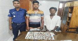 আত্রাইয়ে হেরোইন ও অ্যাম্পুলসহ ২ মাদক কারবারি গ্রেপ্তার