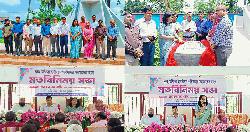 গুরুদাসপুরে উন্নয়ন কাজ পরিদর্শন ও খাল খনন কার্যক্রম উদ্বোধন করলেন নাটোরের জেলা প্রশাসক