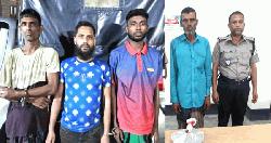 পূর্বধলায় ভ্রাম্যমাণ আদালতের অভিযানে তিন মাদক কারবারি গ্রেপ্তার