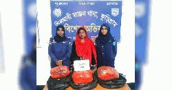 চিলমারীতে গাঁজাসহ এক নারী আটক