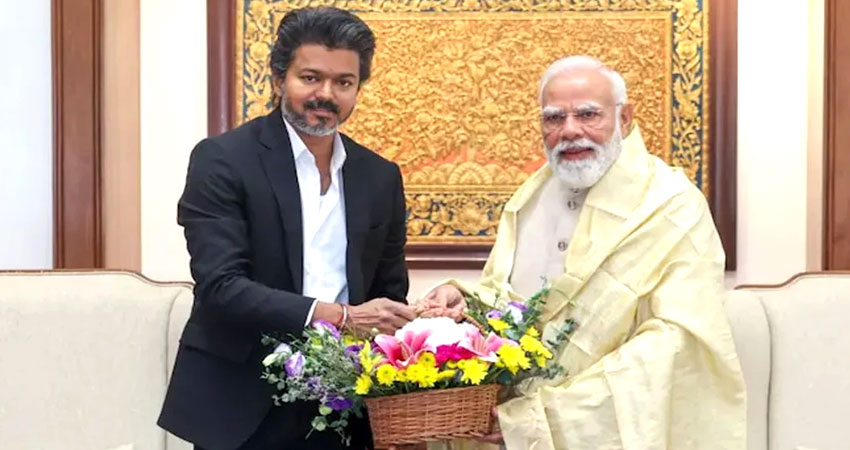 মোদীর সঙ্গে থালাপতি বিজয়ের বৈঠক