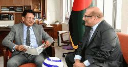 শিক্ষামন্ত্রীর সঙ্গে পাকিস্তানের হাইকমিশনারের সৌজন্য সাক্ষাৎ