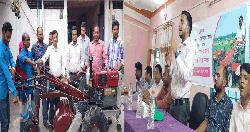 ছাতকে ব্র্যাকের উদ্যোগে প্রান্তিক কৃষকদের মাঝে পাওয়ার টিলার ও ভার্মি কম্পোস্ট বিতরণ