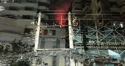 কাঁটাবনে আল বারাকা টাওয়ারে আগুন, নিহত ২