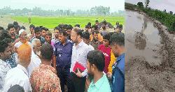 দেবীগঞ্জে বৈধ বালুমহালের পরিবহন ঠেকাতে সরকারি রাস্তা কেটে ফেলার অভিযোগ