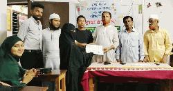 মানিকনগরে এইচএসসি পরীক্ষার্থীদের বিদায় সংবর্ধনা