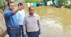 শ্রীমঙ্গলে অবৈধ দখলদার ও অবৈধভাবে বালু উত্তোলনকারীদের বিরুদ্ধে উপজেলা প্রশাসন ও পৌরসভার যৌথ অভিযান