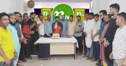 ছাতকে কেক কেটে এনটিভির প্রতিষ্ঠাবার্ষিকী উদযাপন
