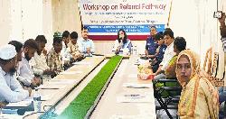 মানব পাচার ও জেন্ডারভিত্তিক সহিংসতা মোকাবেলায় কর্মশালা