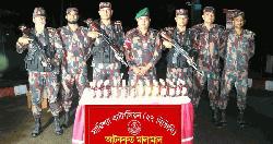 রাঙ্গামাটিতে বিজিবি ও পুলিশের পৃথক অভিযানে মাদক জব্দ, আটক ২