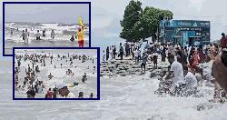 নিরাপত্তা ঘাটতিতে কুয়াকাটা সৈকতে বাড়ছে দুর্ঘটনার শঙ্কা