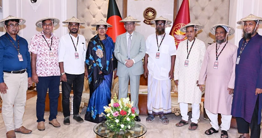 জাতীয় পর্যায়ে কৃষকদের কেন্দ্রীয় সংগঠন গড়ে তোলার আহবান রাষ্ট্রপতির